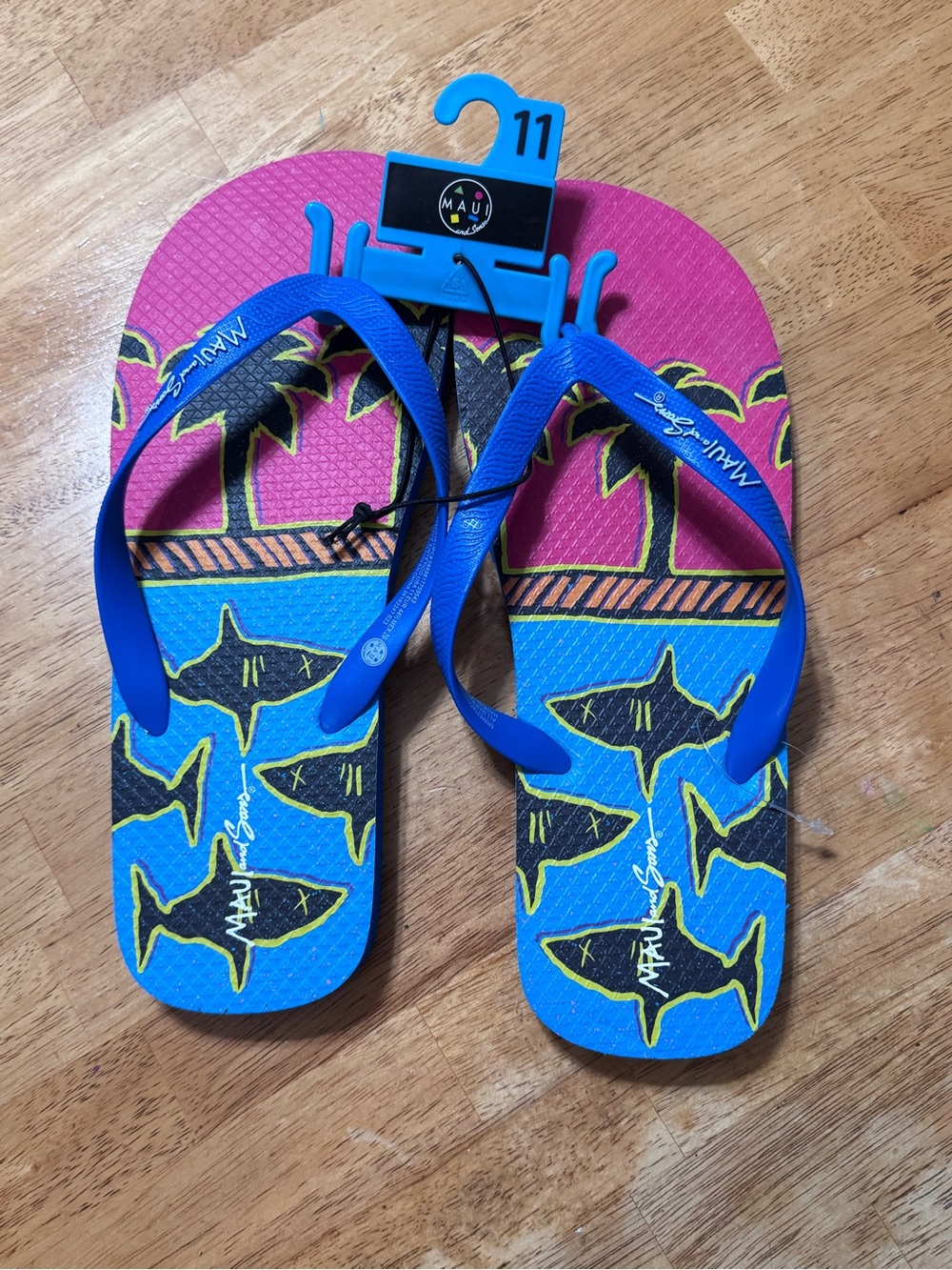 Maui and Sons Men’s Flip Flops Size 11 NWT